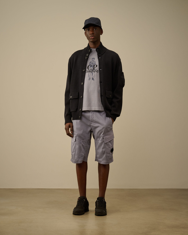 C.P. Company Stretch Sateen Cargo Shorts outlook