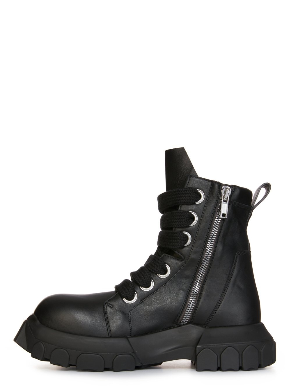 RICK OWENS Men Jumbo lace Laced up Bozo Tractor Boots - 2