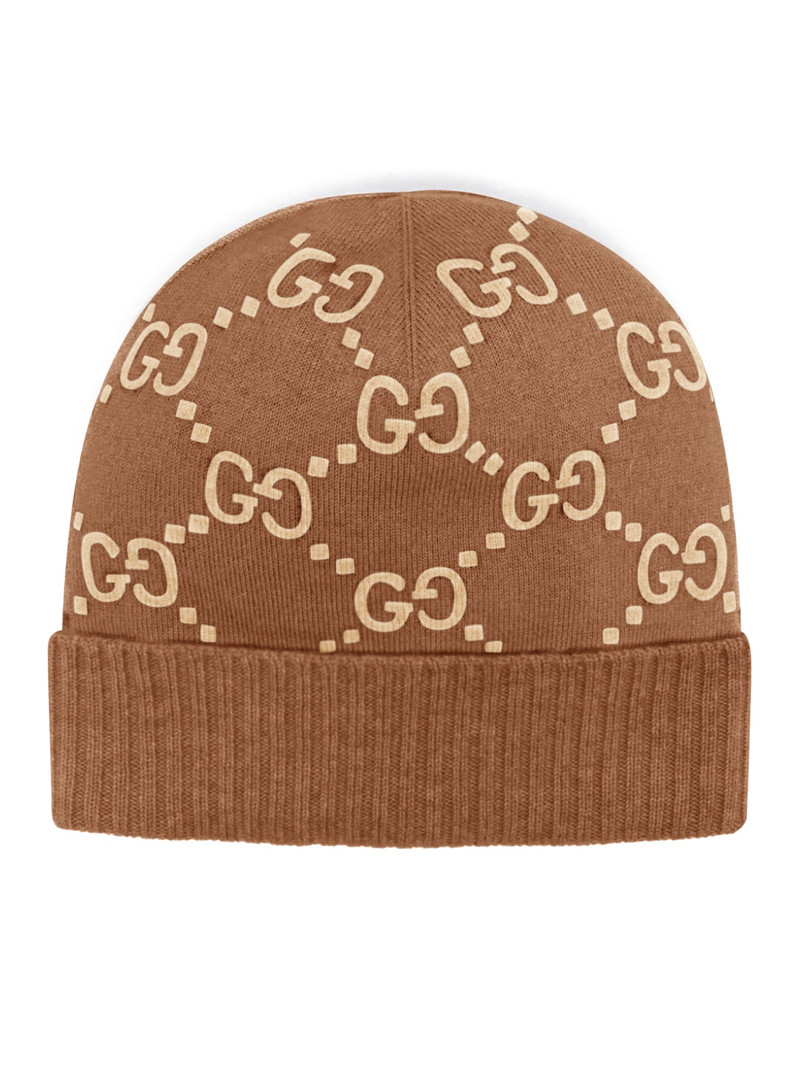 GUCCI GG CASHMERE JACQUARD HAT outlook