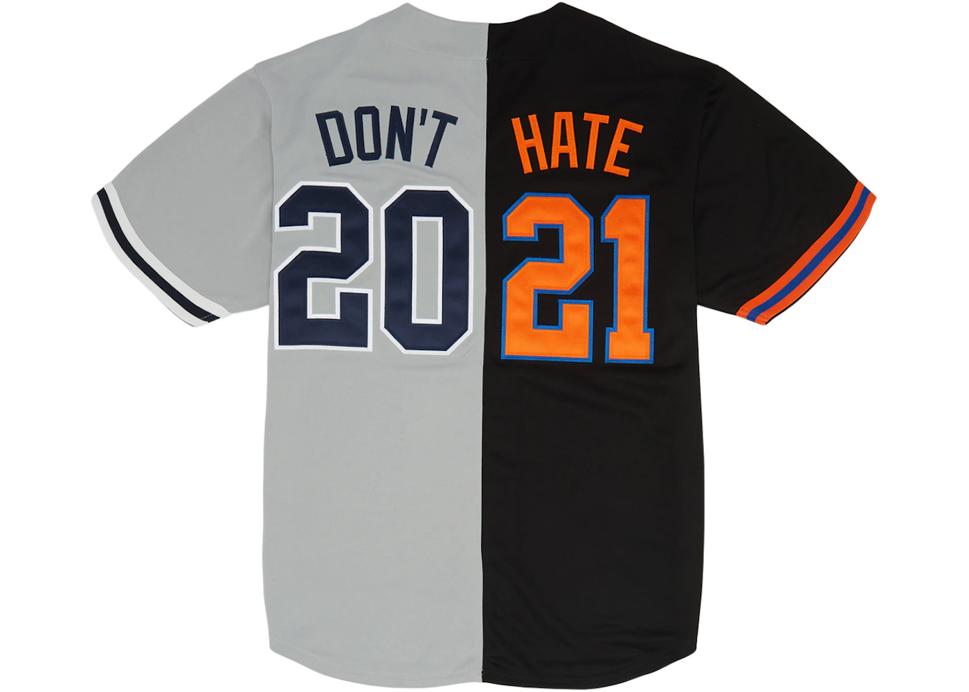 Supreme Don't Hate Baseball Jersey Black - 2