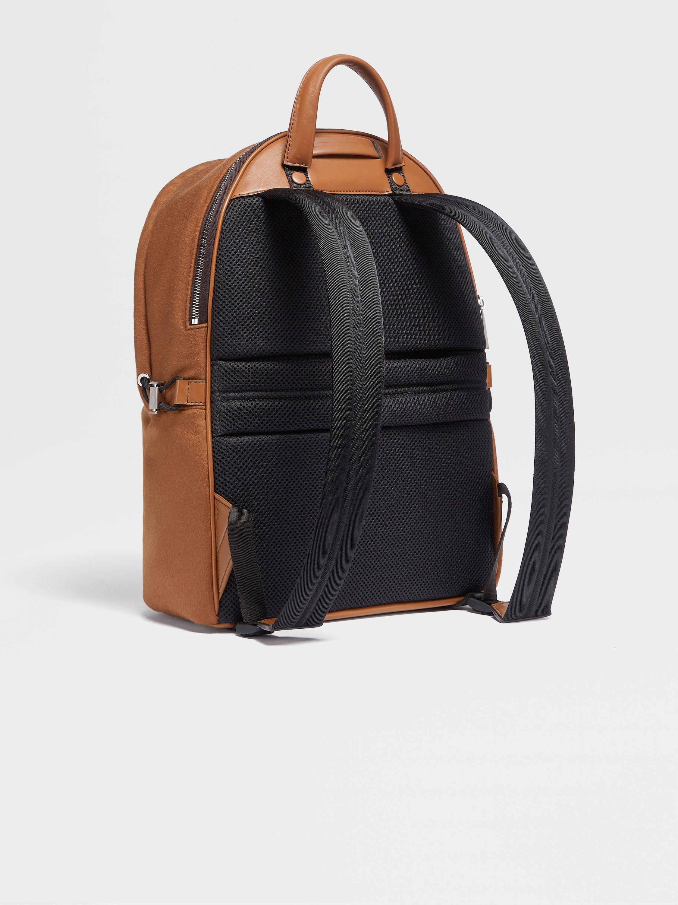 FOLIAGE CASHMERE HOODIE BACKPACK - 3