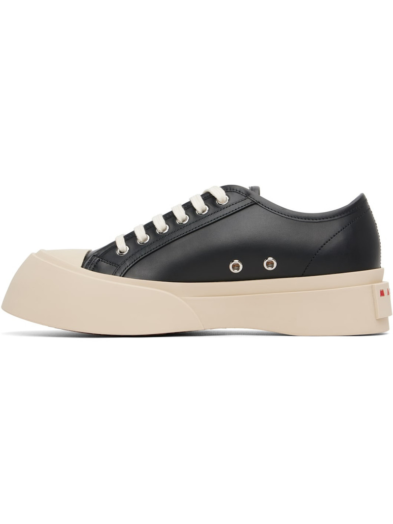 Marni Black Nappa Leather Pablo Lace-Up Sneakers outlook