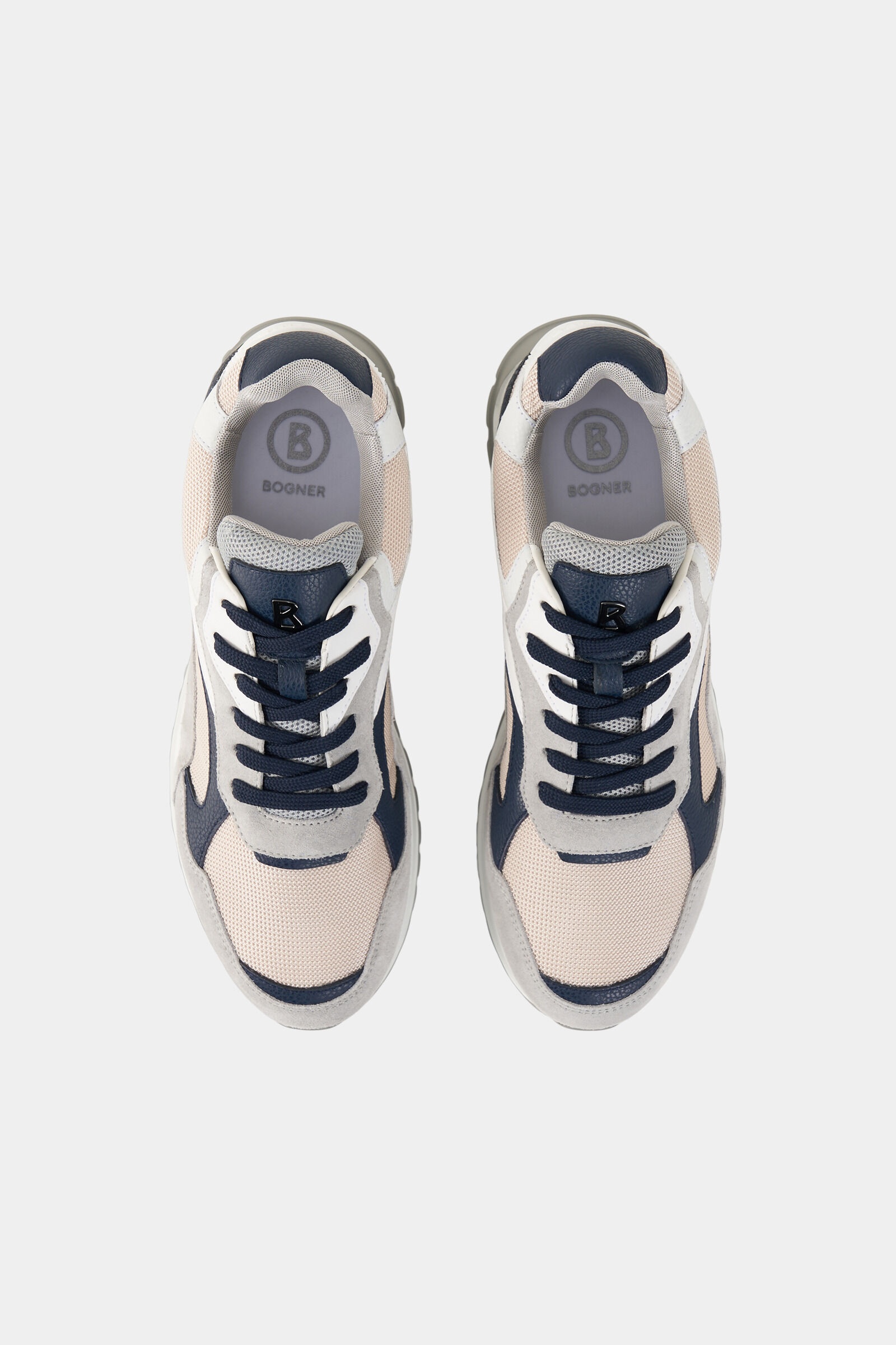 Michigan sneaker in Gray/navy blue/pink - 6