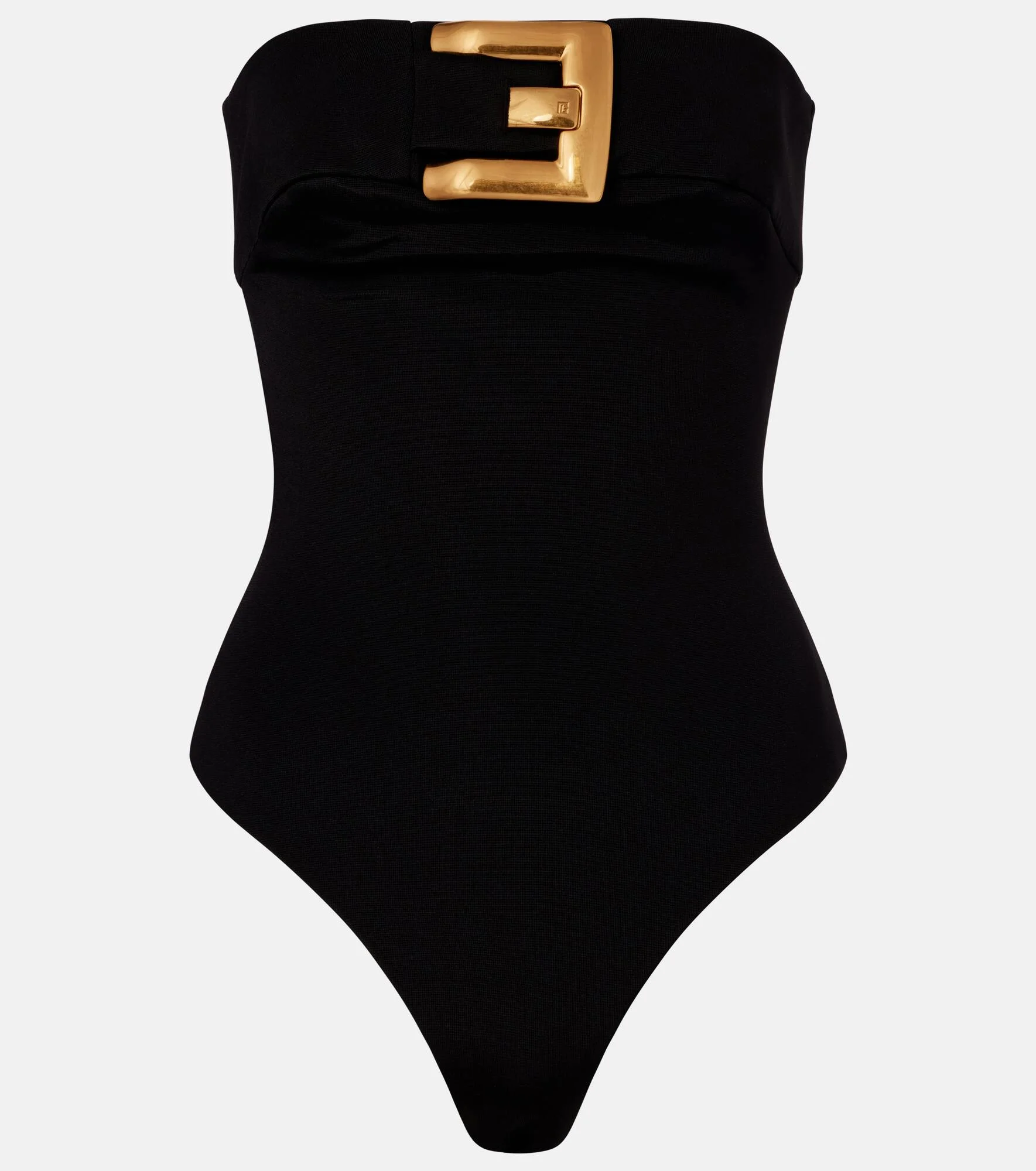 Strapless crêpe bodysuit - 1