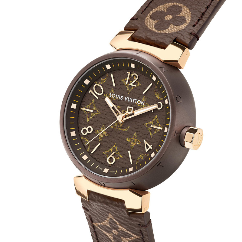 Louis Vuitton Tambour Monogram 34MM outlook