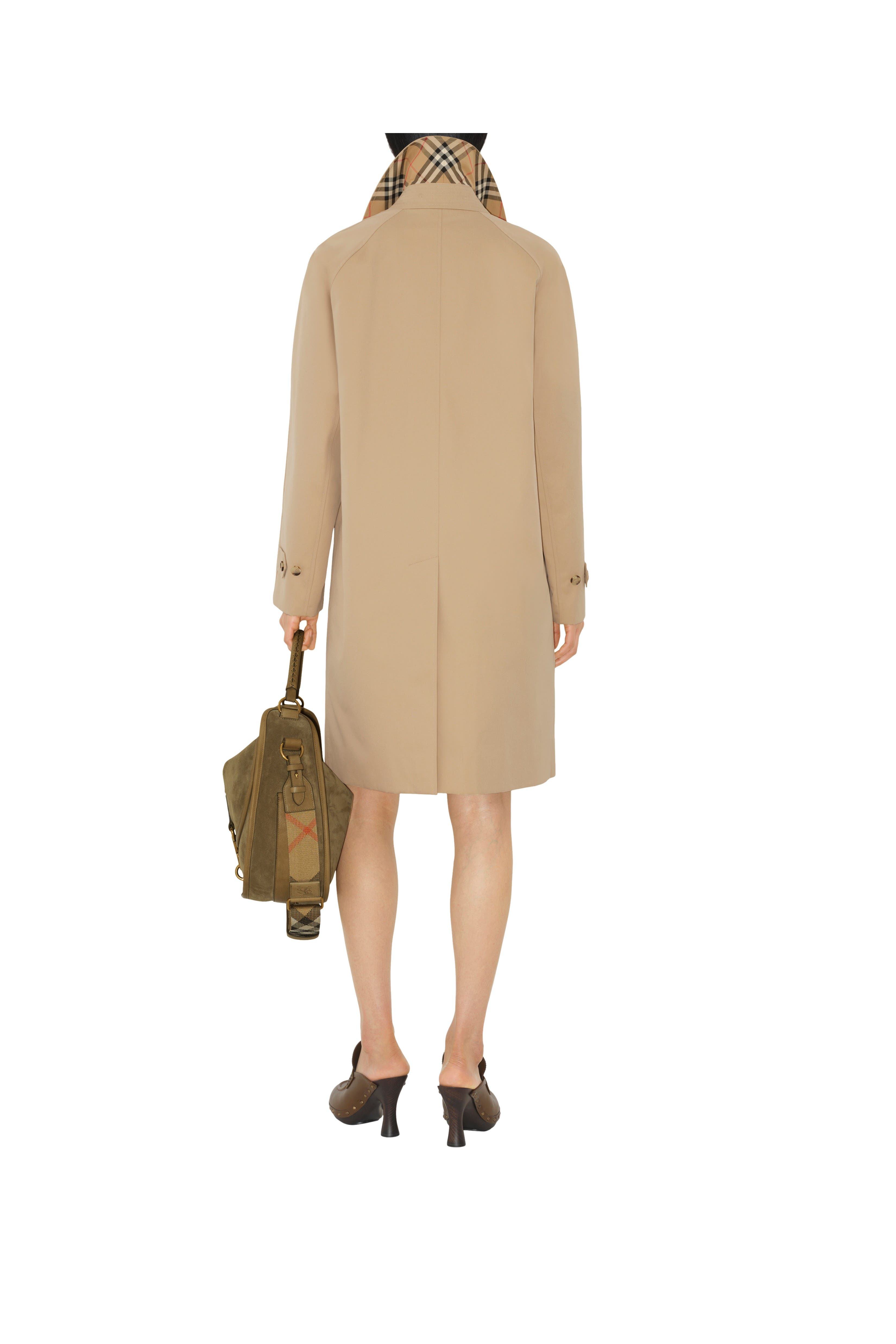 burberry Mid-length Camden Heritage Car Coat in Honey at Nordstrom - 5