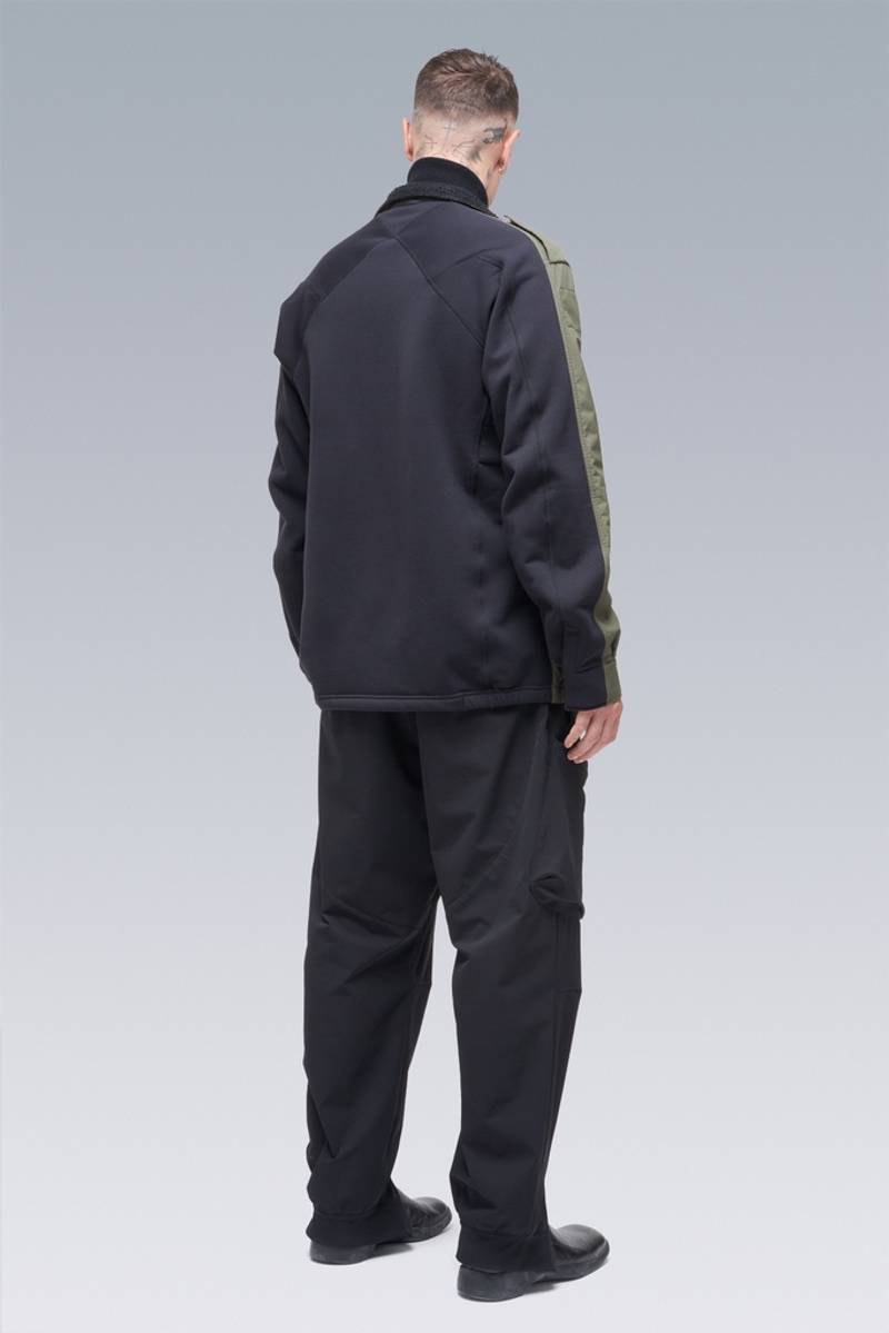 J3-HY Hybrid Construction Windstopper® Polartec® Alpha® / Powerstretch® Modular Jacket GREEN/BLACK 5