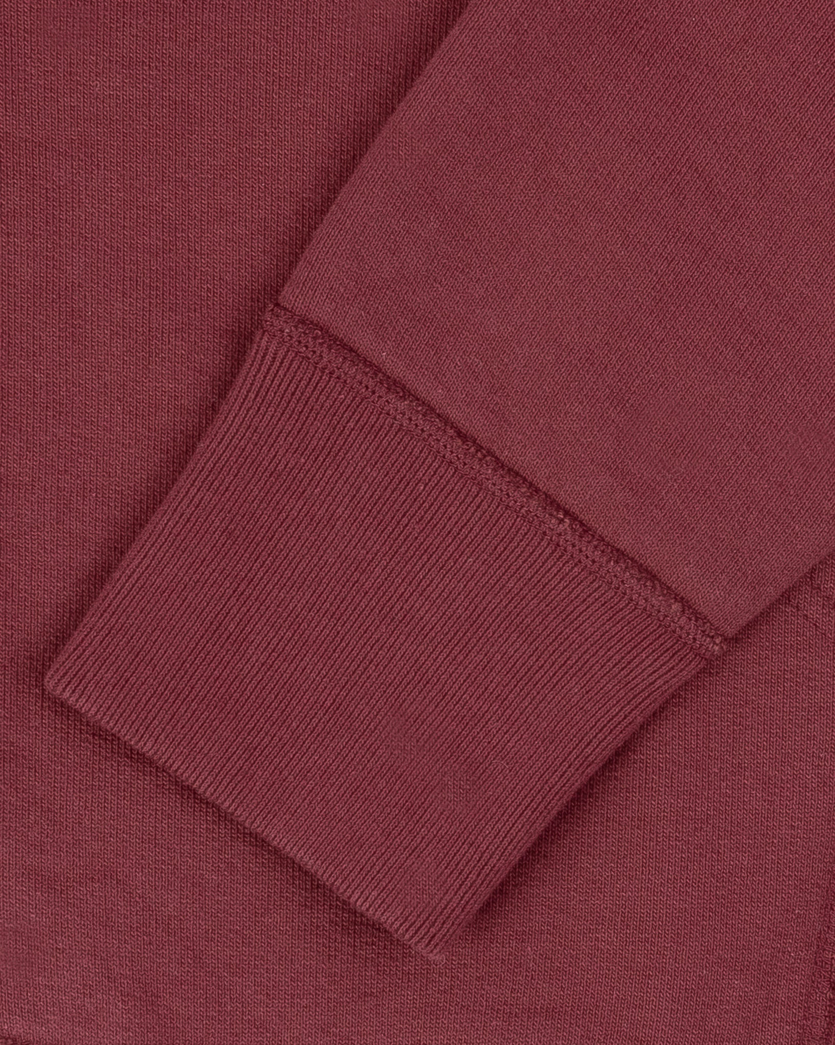 IHSW-11-BUR 14oz Ultra Heavyweight Loopwheel Cotton Zip Up Sweater - Burgundy - 10