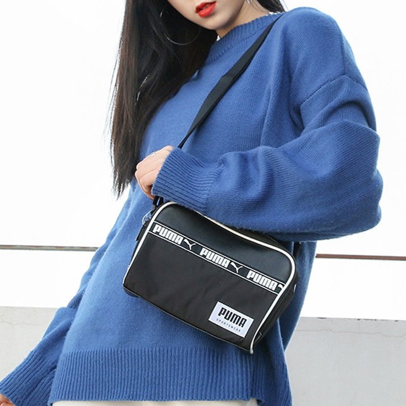 PUMA Campus Reporter Shoulder Bag 'Black' 077843-01 - 4