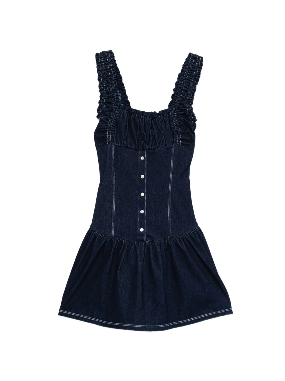Christa buttoned mini dress - 1