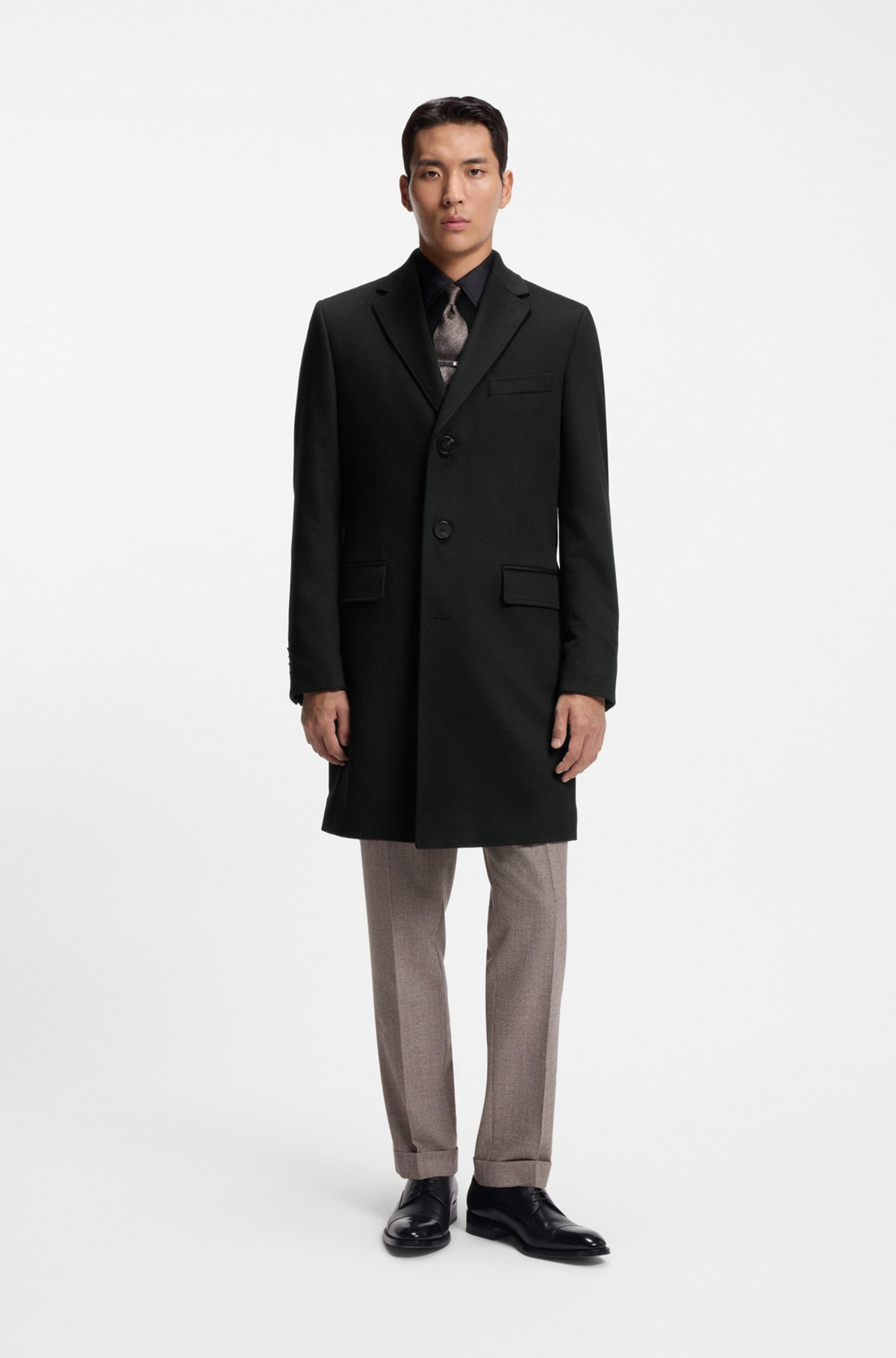 SLIM-FIT COAT IN CASHMERE - 2
