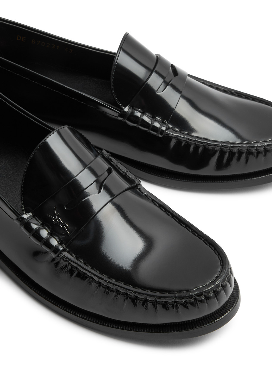 Saint Laurent Le Loafer 15 Gloss-leather Loafers - 3