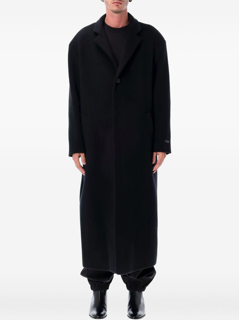 single-breasted coat - 1