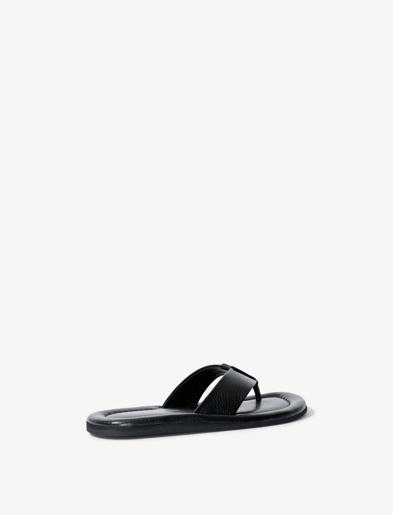 Proenza Schouler Cooper Flip Flop Sandals in Grainy Leather outlook