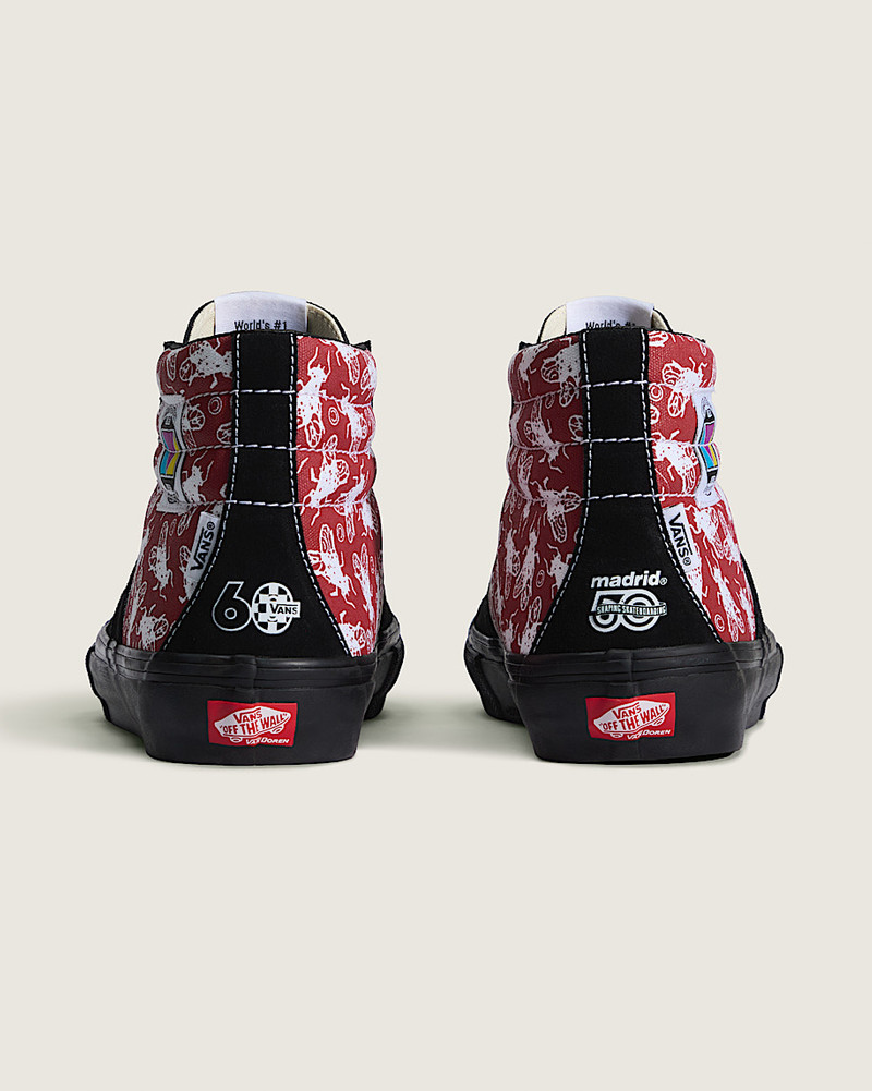 Van Doren Approved x Madrid Skateboards Skate Sk8-Hi Shoe 4