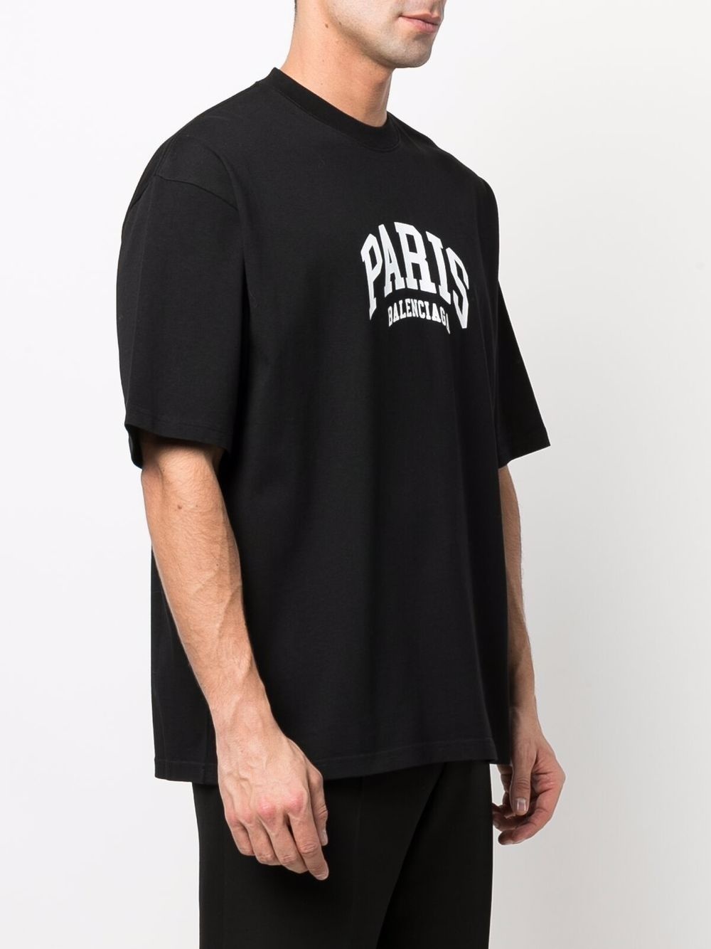 Paris logo cotton T-shirt - 4