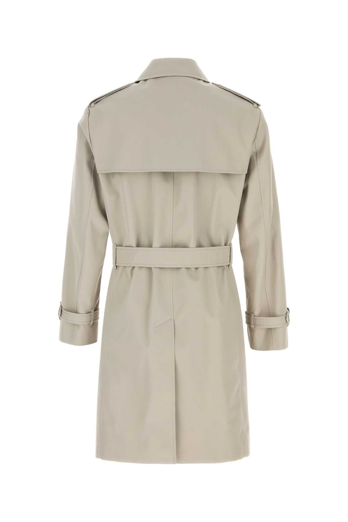 Burberry Men Dove Grey Twill Trench Coat - 2