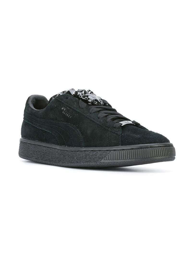 PUMA embellished lace-up sneakers outlook