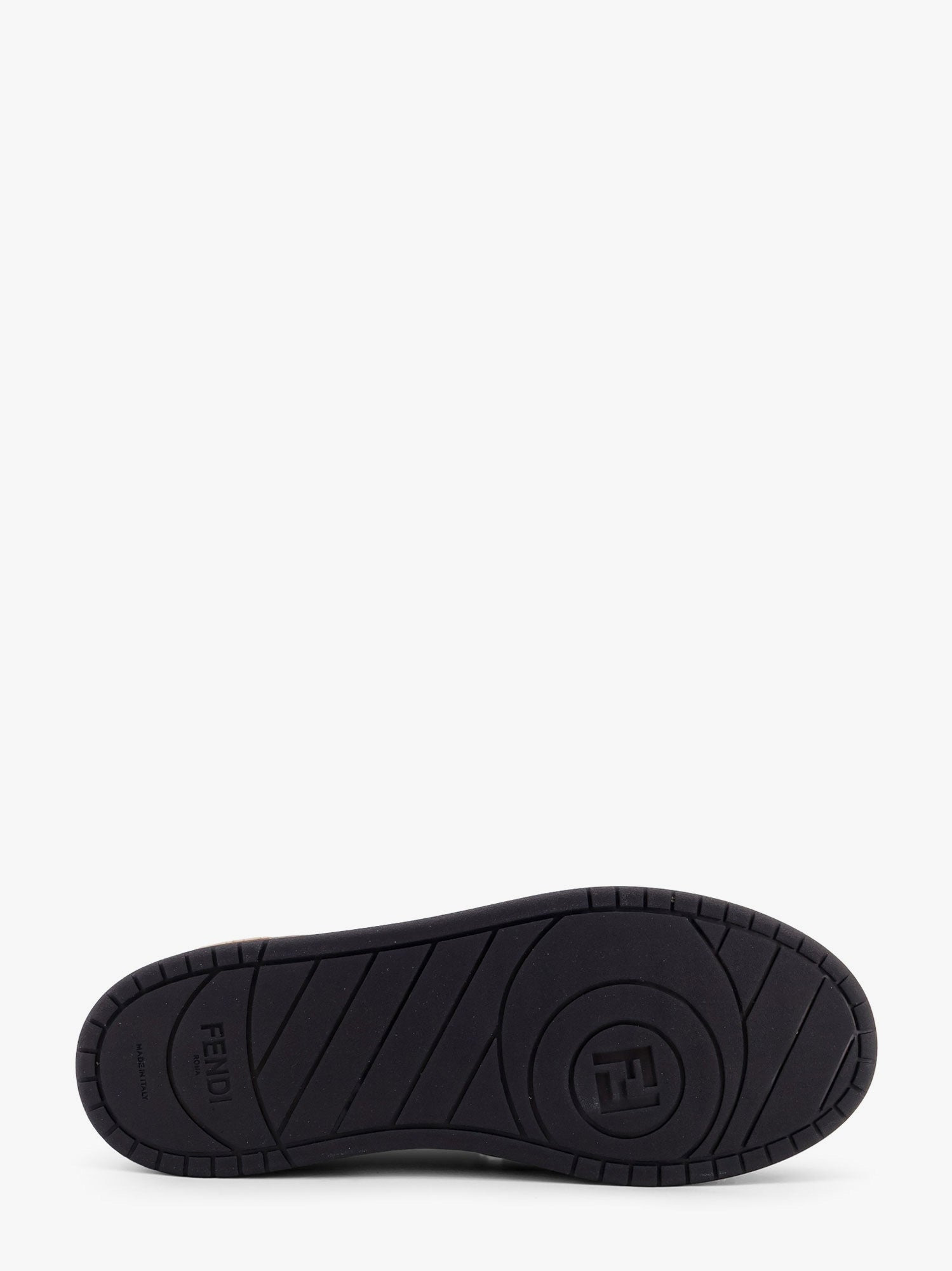 Fendi Fendi Match Low-Top Ff Jacquard Fabric And Suede Sneakers - 4