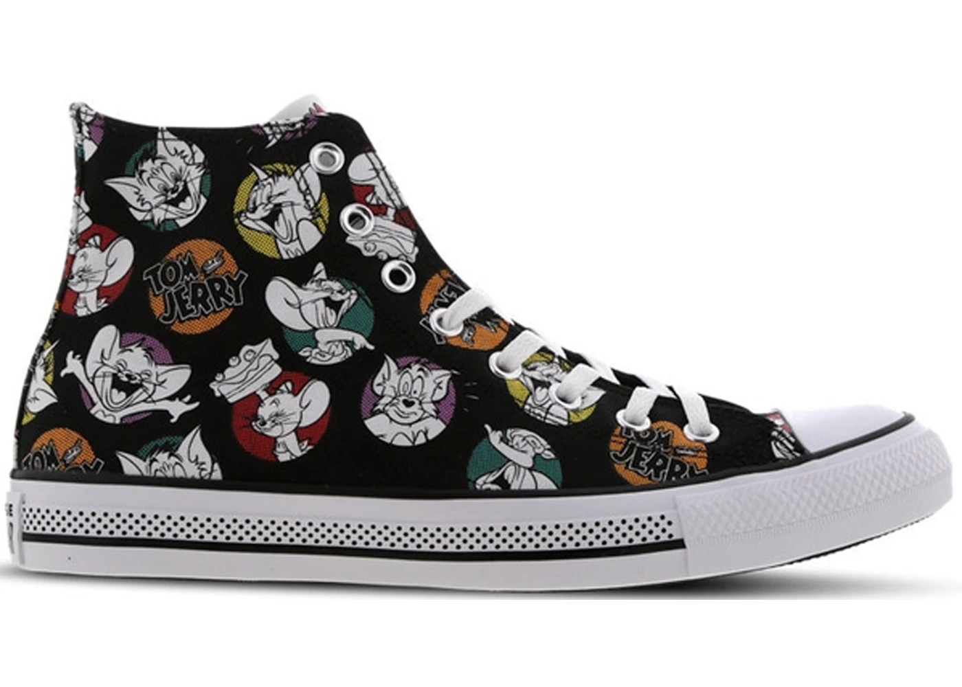 Converse Chuck Taylor All Star Hi Tom and Jerry Black - 1