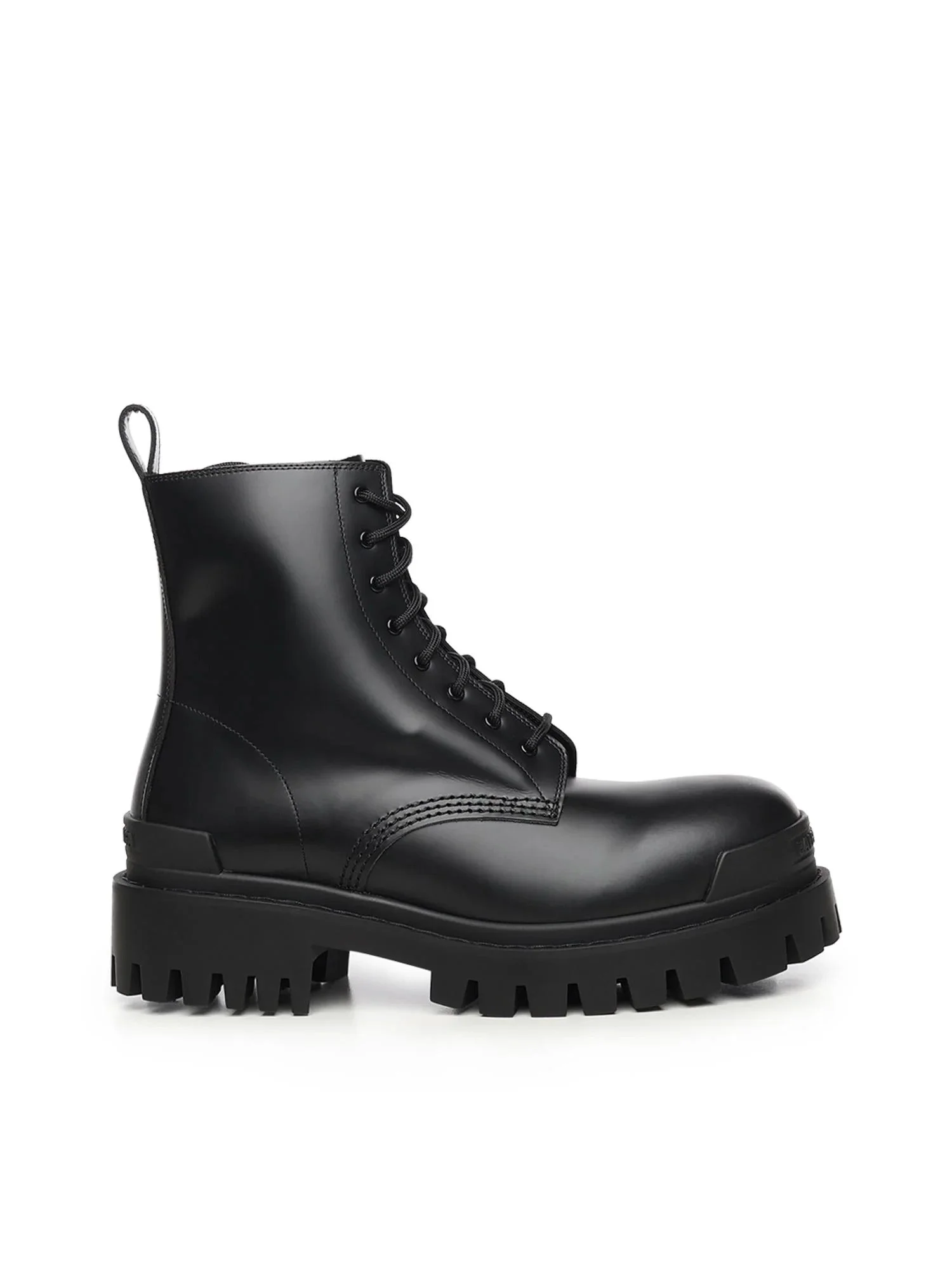 Balenciaga "strike" Leather Ankle Boots - 1
