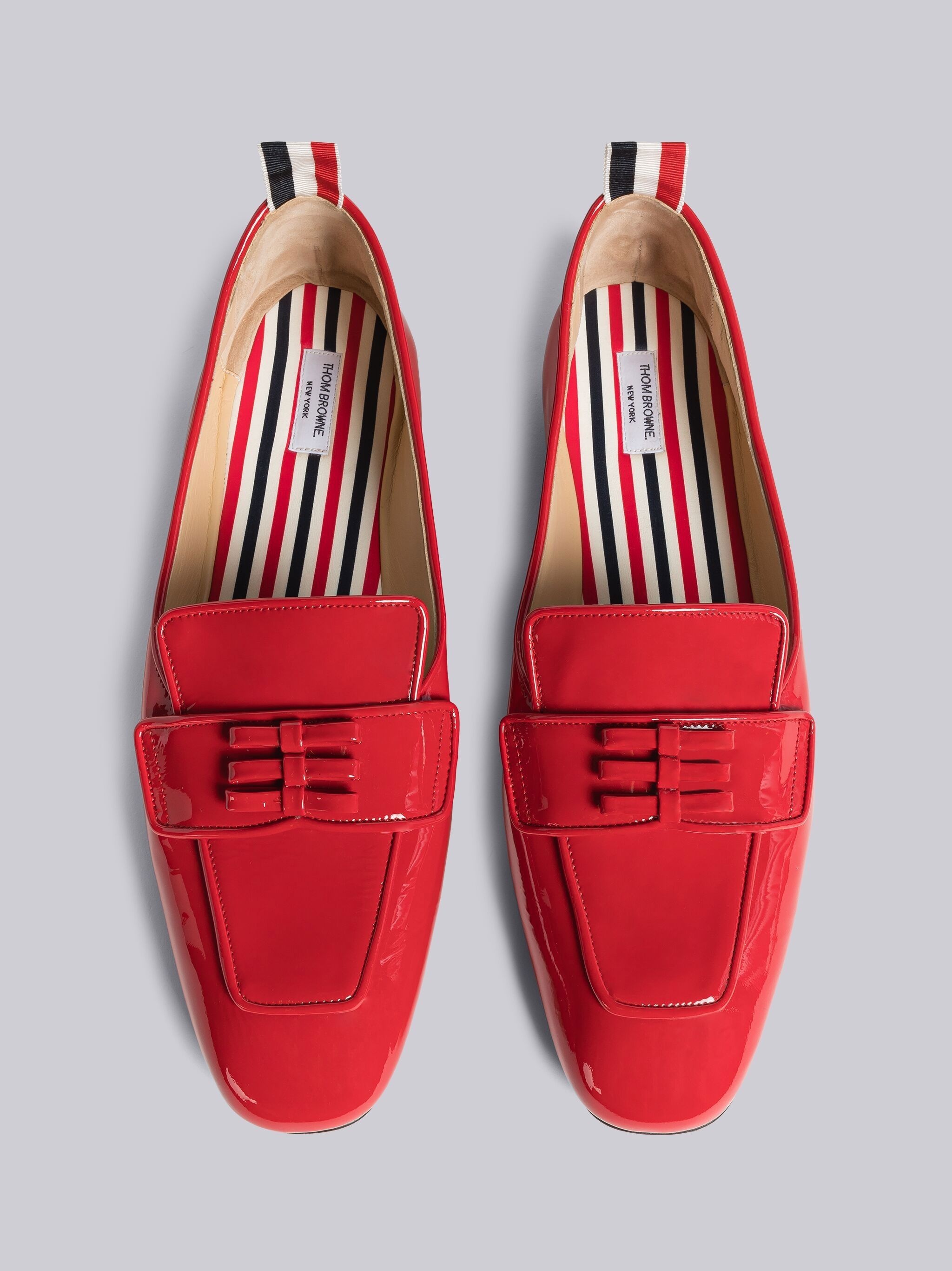 Soft Patent 3-Bow Loafer - 4