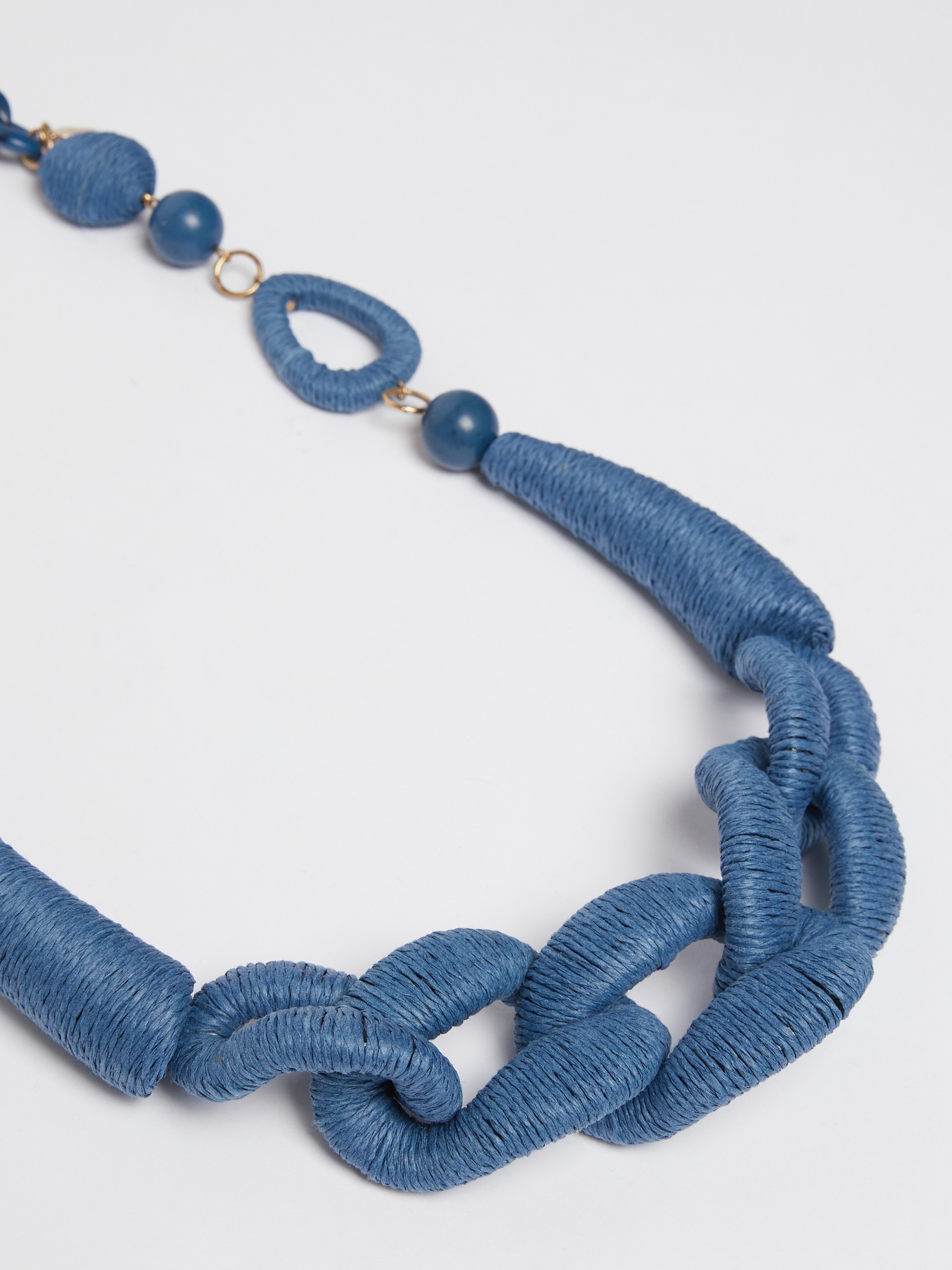 TEISMO Straw and resin necklace - 2