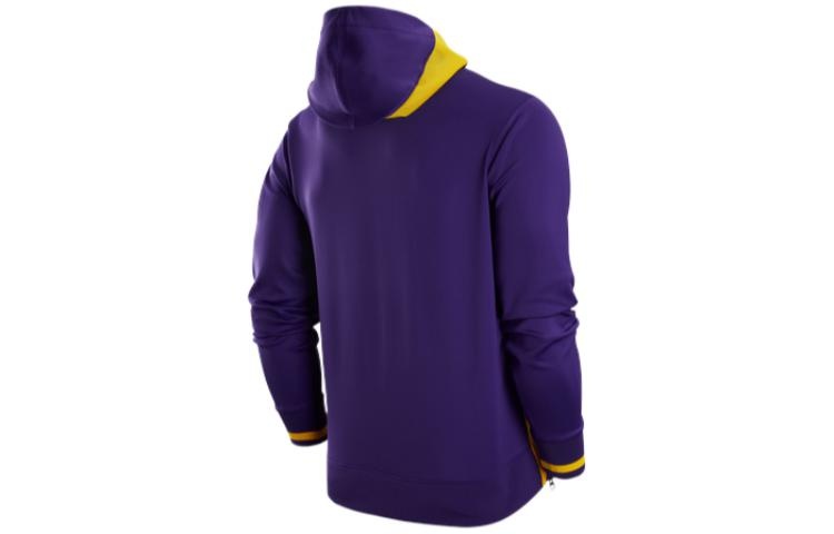 Nike NBA Logo Zipped Hooded Jacket 'Lakers Purple' DR2084-504 - 2