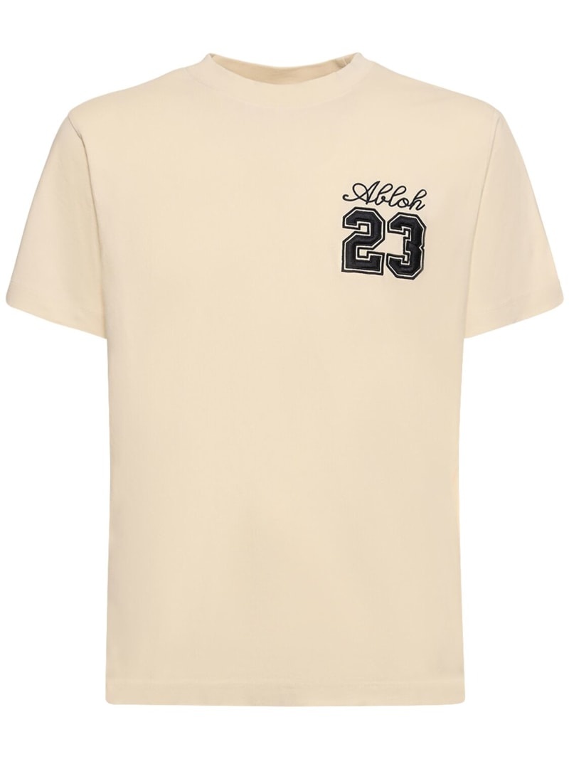 23 logo slim cotton t-shirt - 1