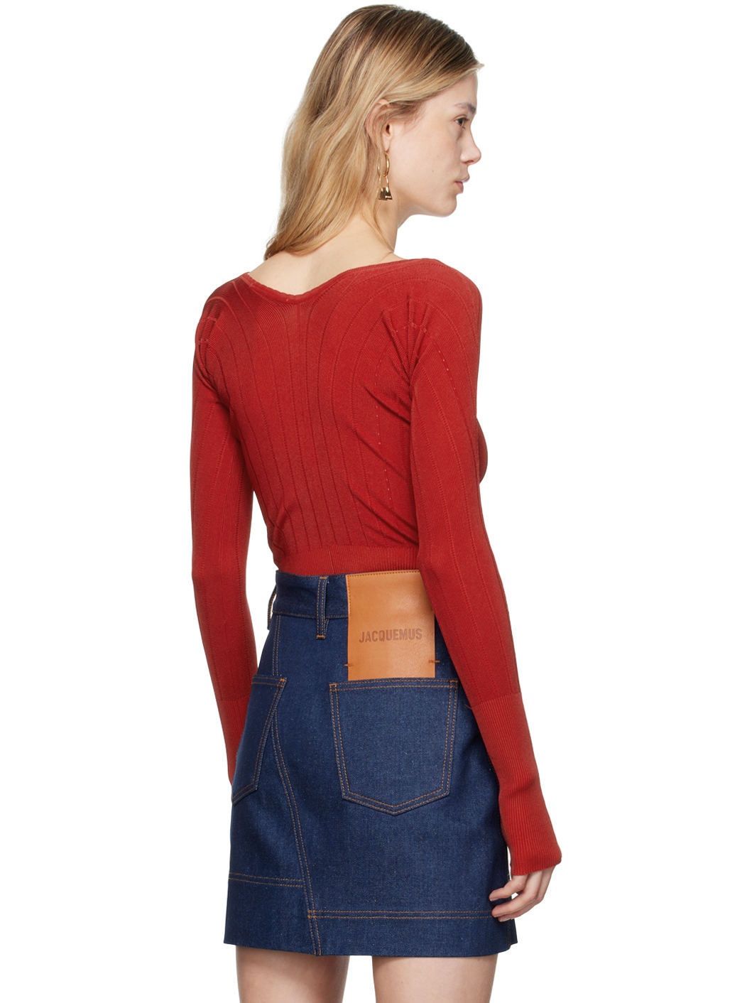 Red Les Sculptures 'Le haut Pralù' Sweater - 3