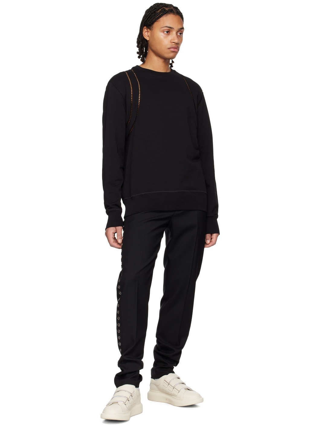 Black Crewneck Sweatshirt - 4