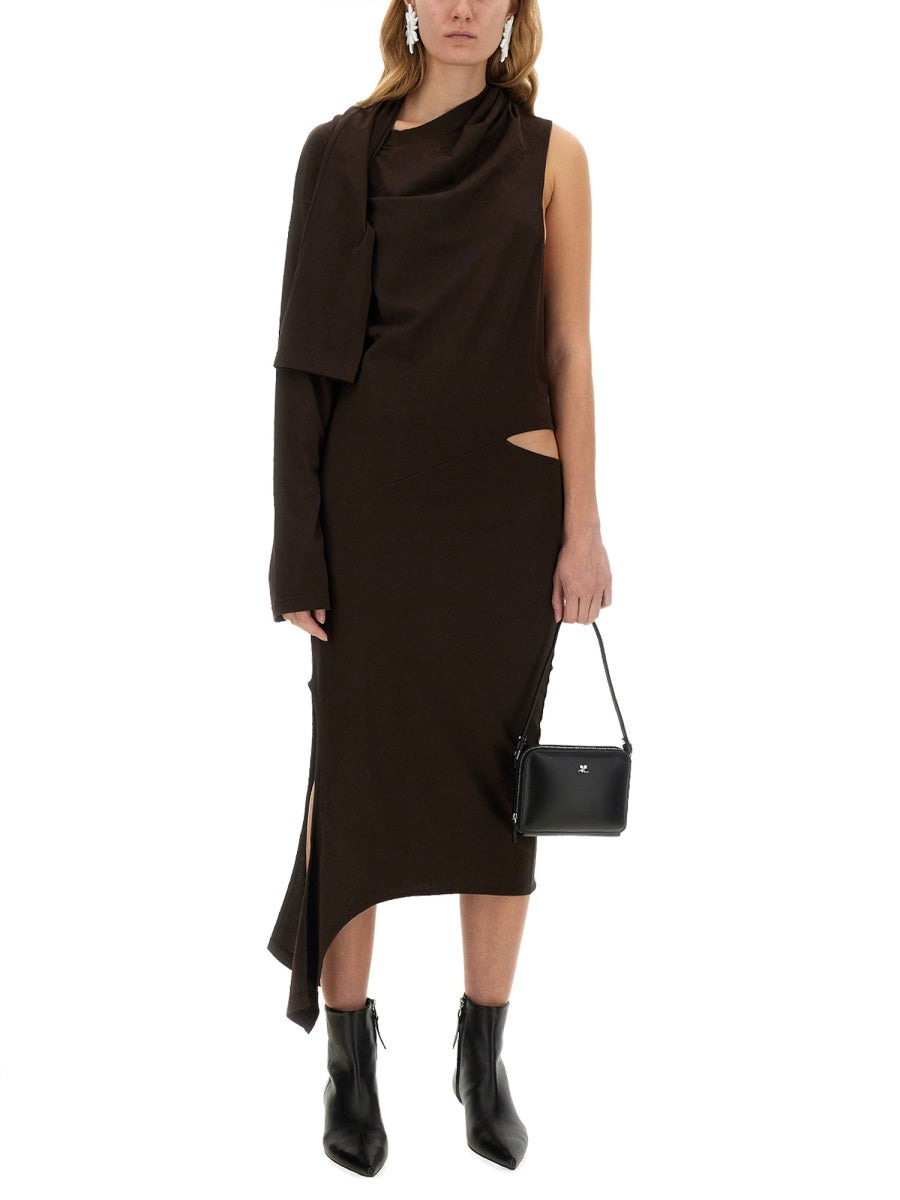 Courreges Women "Off Shoulder" Dress - 2