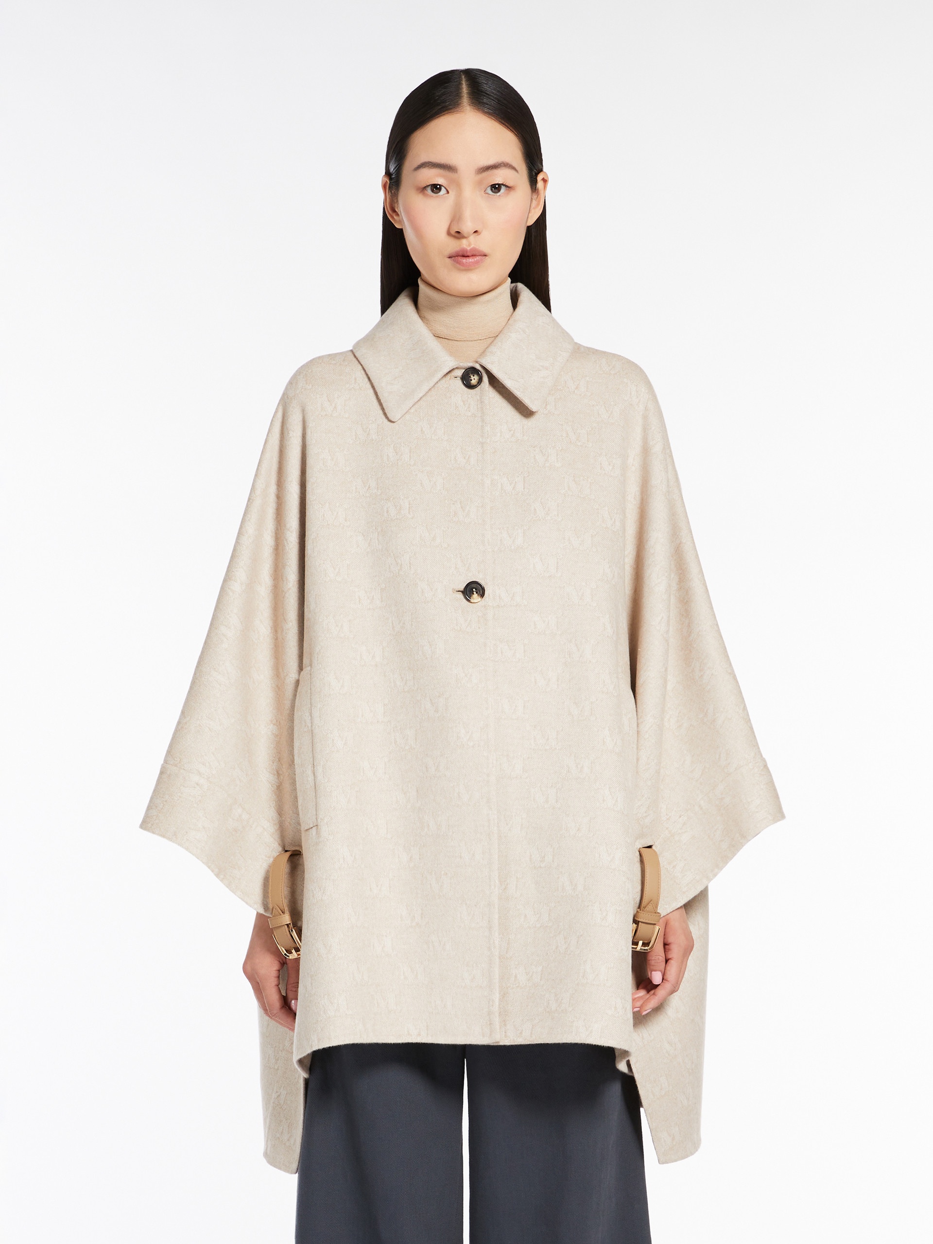 JAGO Wool, silk and cashmere cape - 3