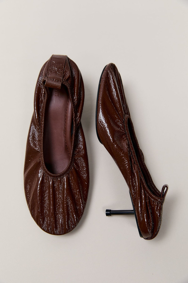 Classic Ballet Heel - Patent Liqueur 6