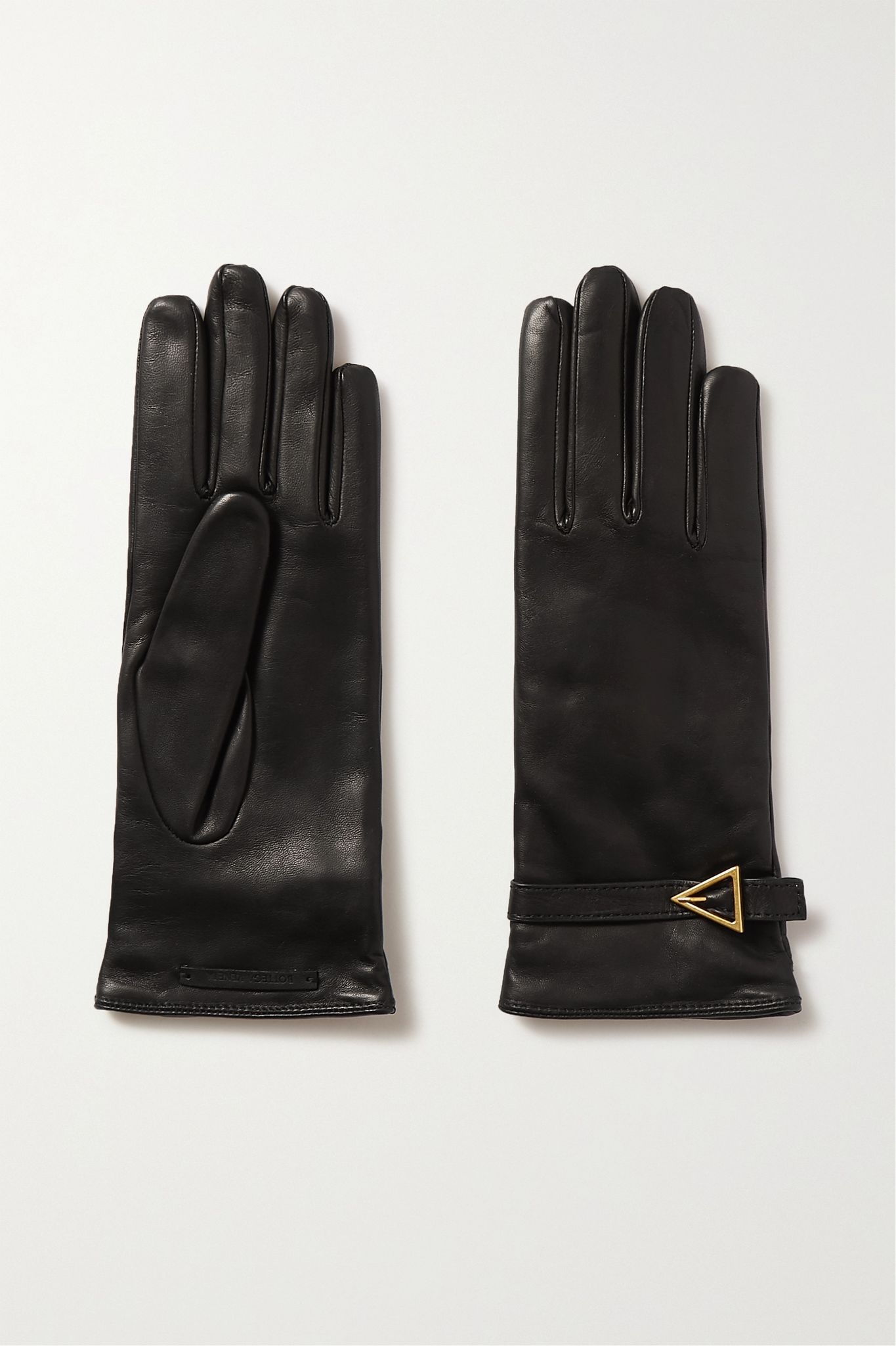 Embellished leather gloves - 1