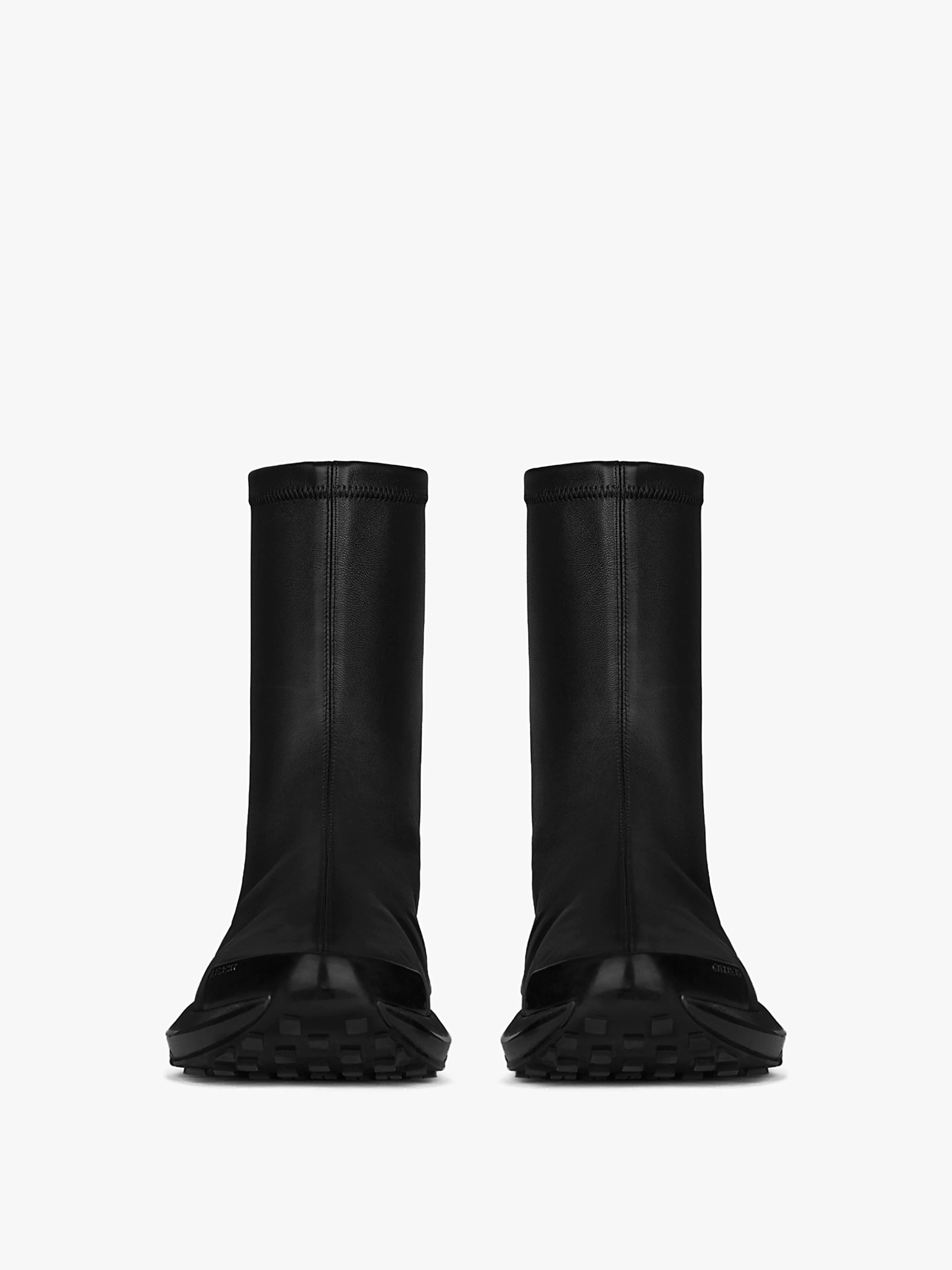 GIV 1 SOCKS SNEAKERS IN STRETCH LEATHER - 2