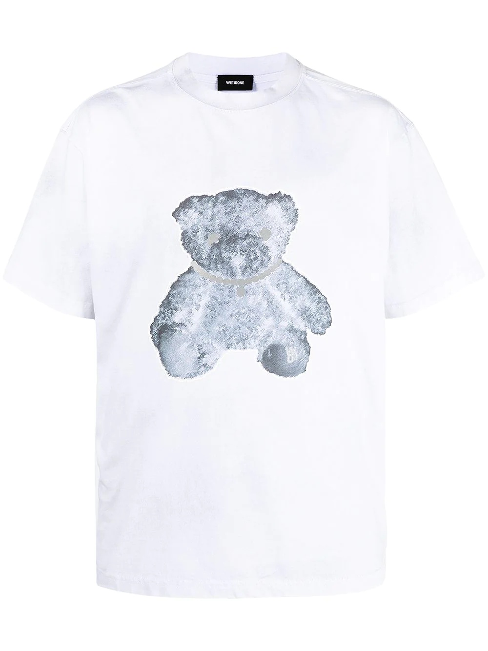 negative teddy print t-shirt - 1