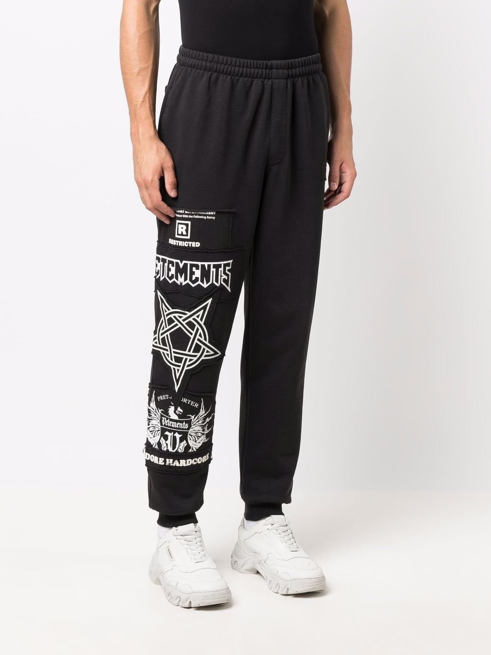 graphic-print track pants - 4