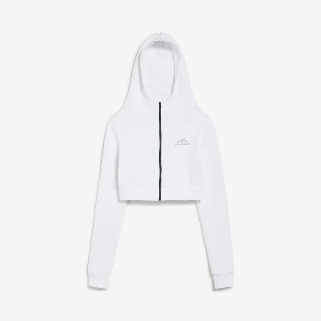 Women's Techwear Cocoon Hoodie in White - 1