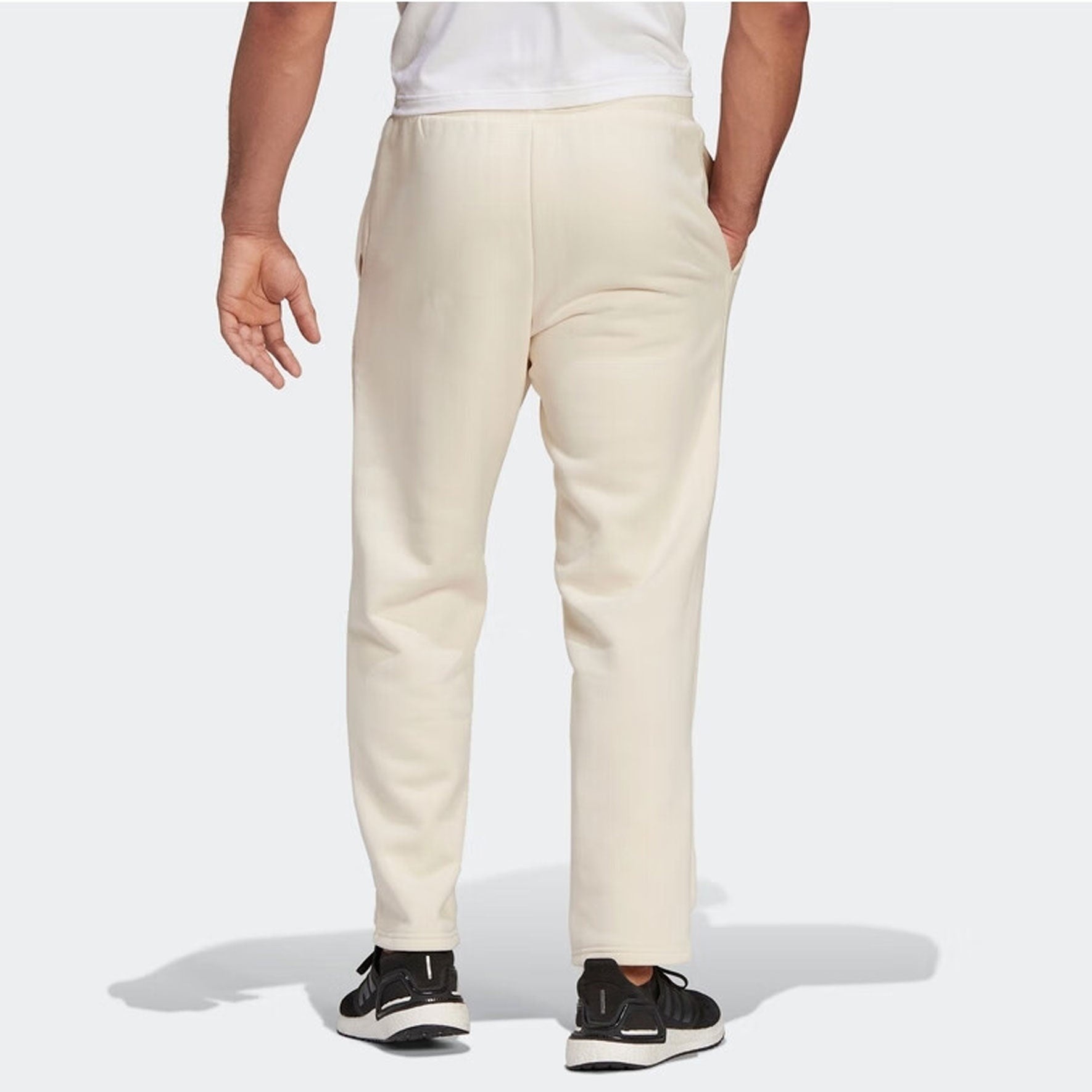 adidas Sportswear Fleece 7/8 Pants 'Beige' HU0287 - 2