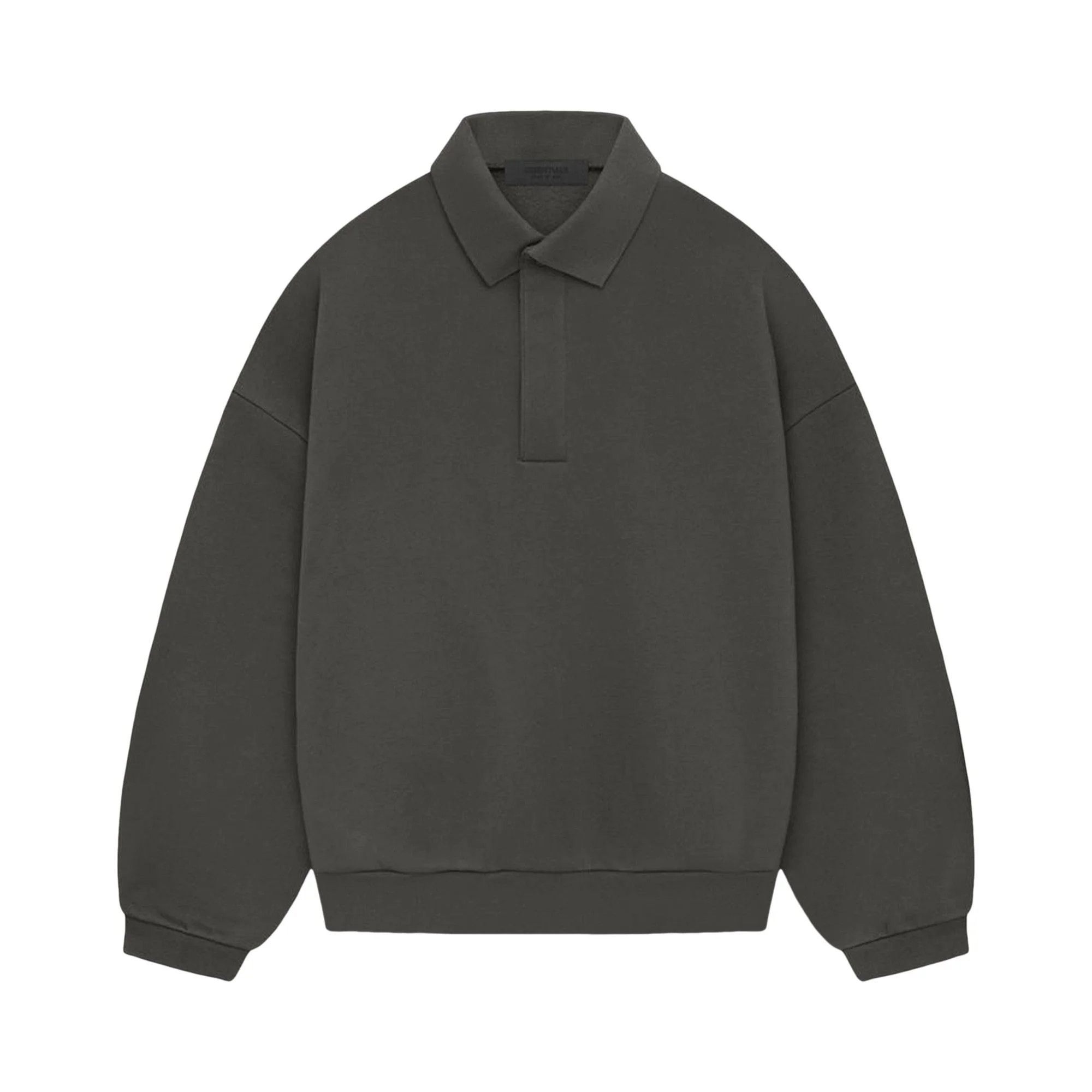Fear of God Essentials Long-Sleeve Polo 'Ink' - 1