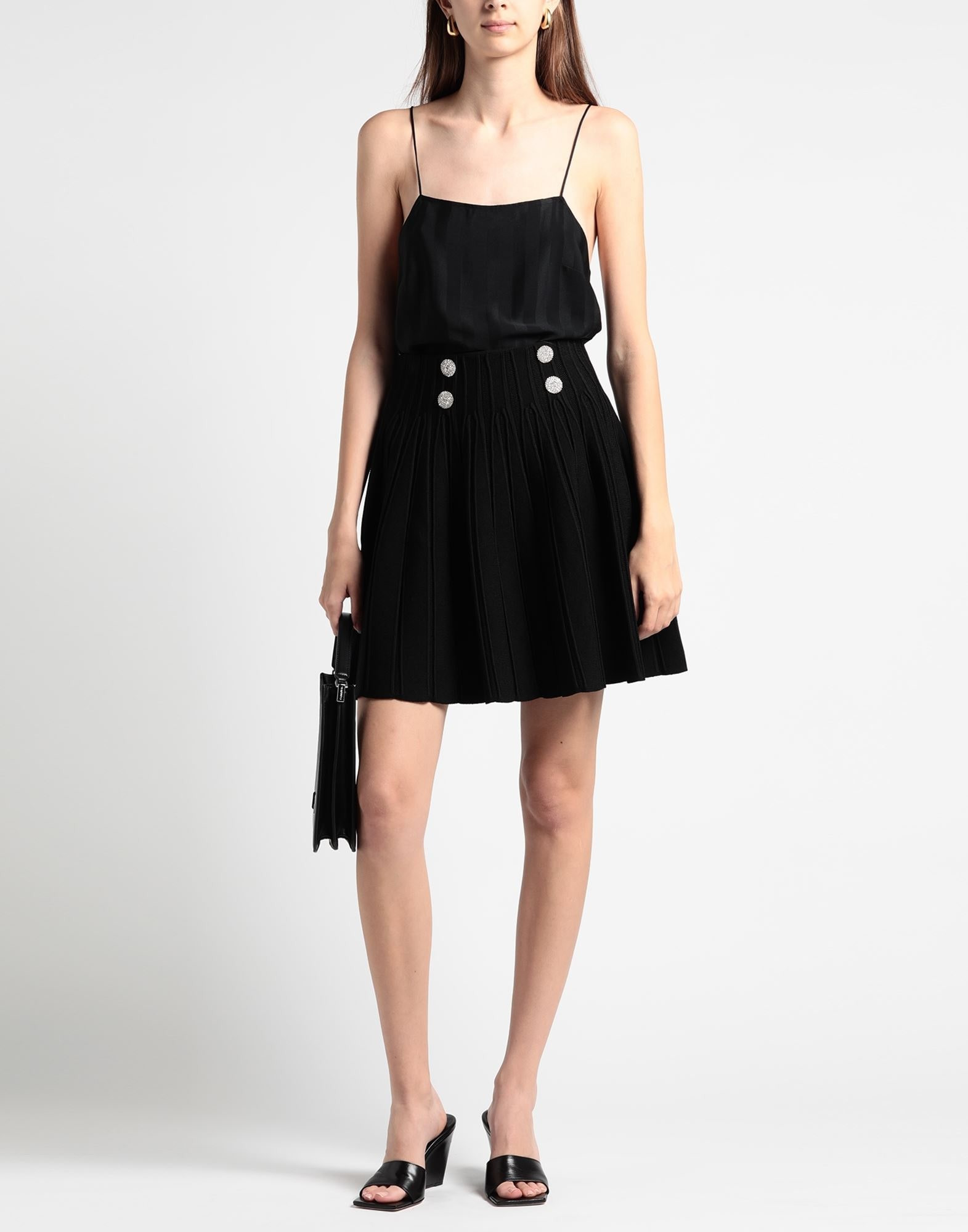 Black Women's Mini Skirt - 3