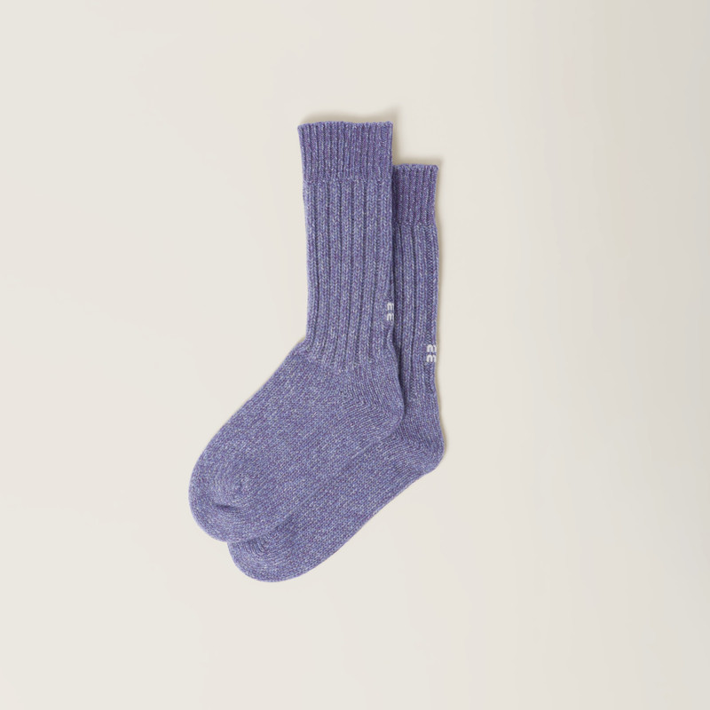 Wool and cashmere socks 1