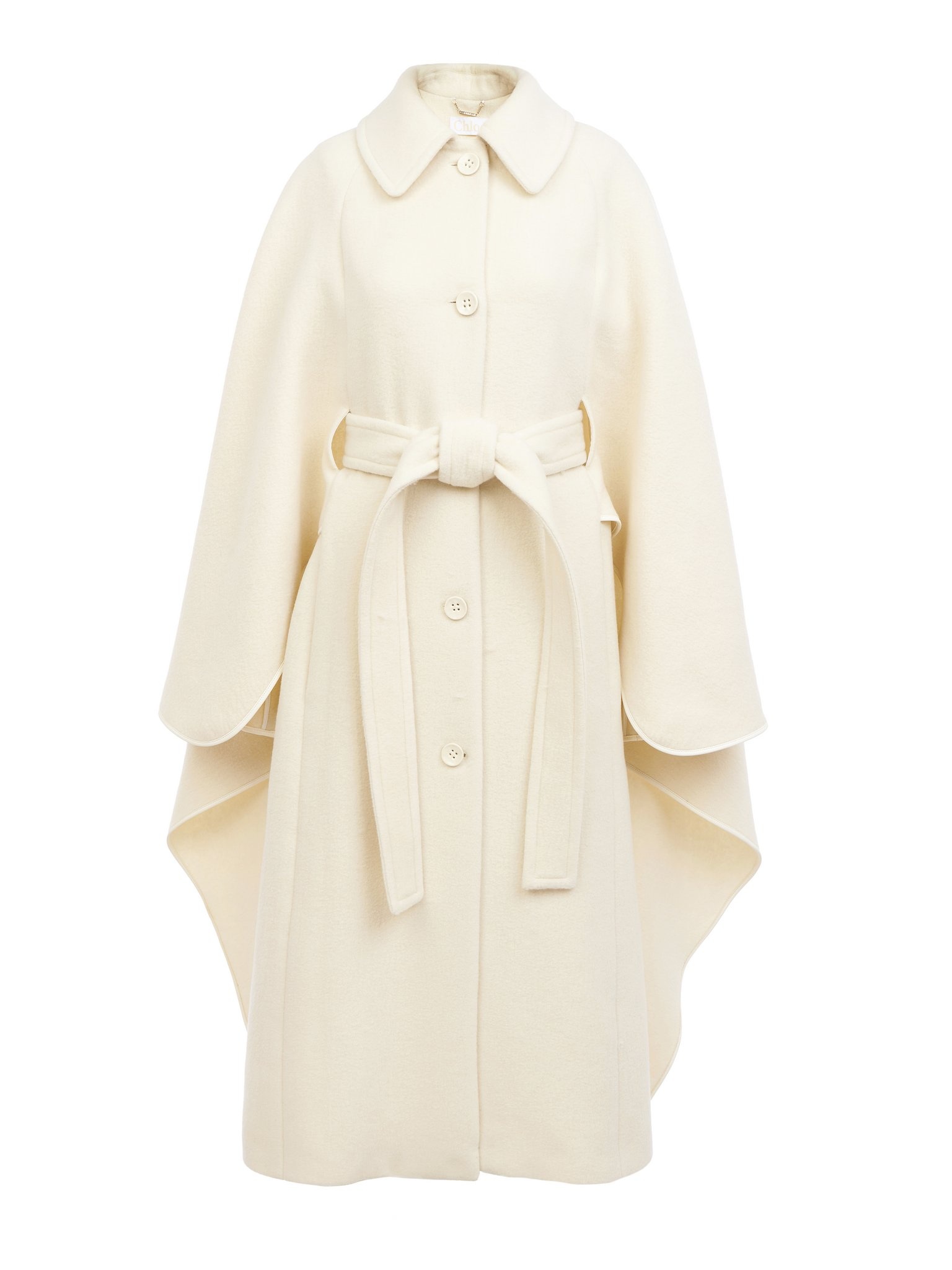 BELTED LONG CAPE - 1