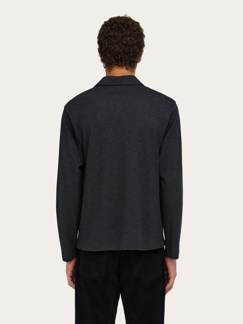 Long sleeve polo shirt 3