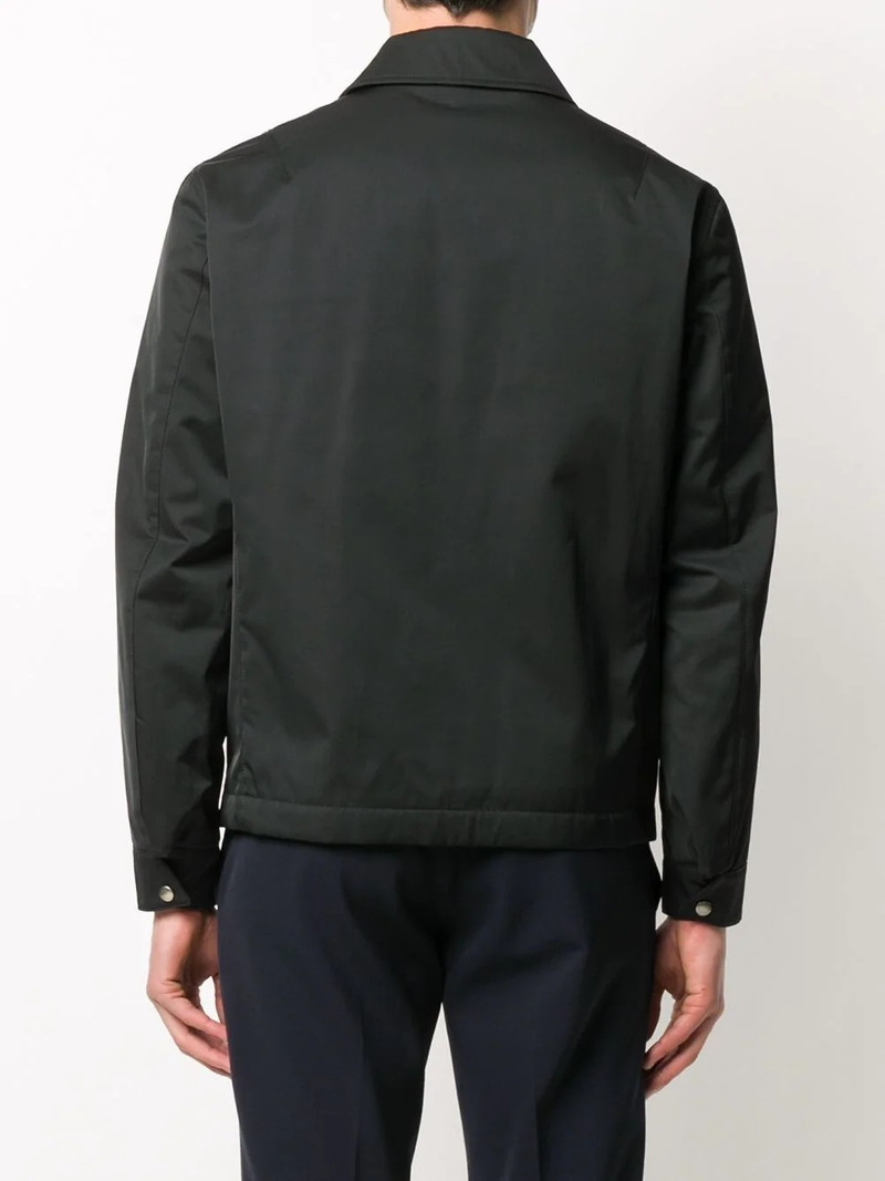 contrast collar jacket 4