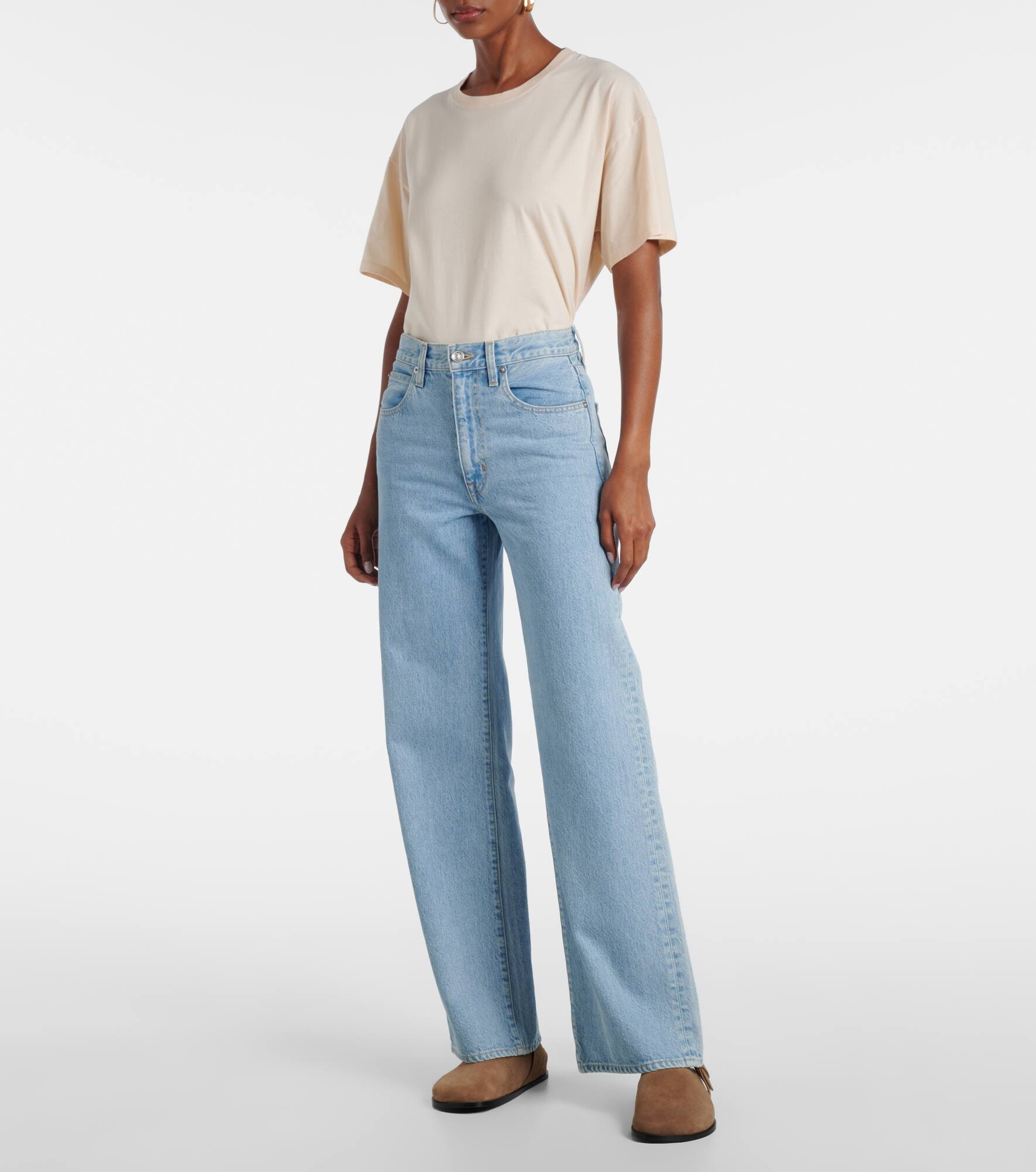 Grace high-rise wide-leg jeans - 7