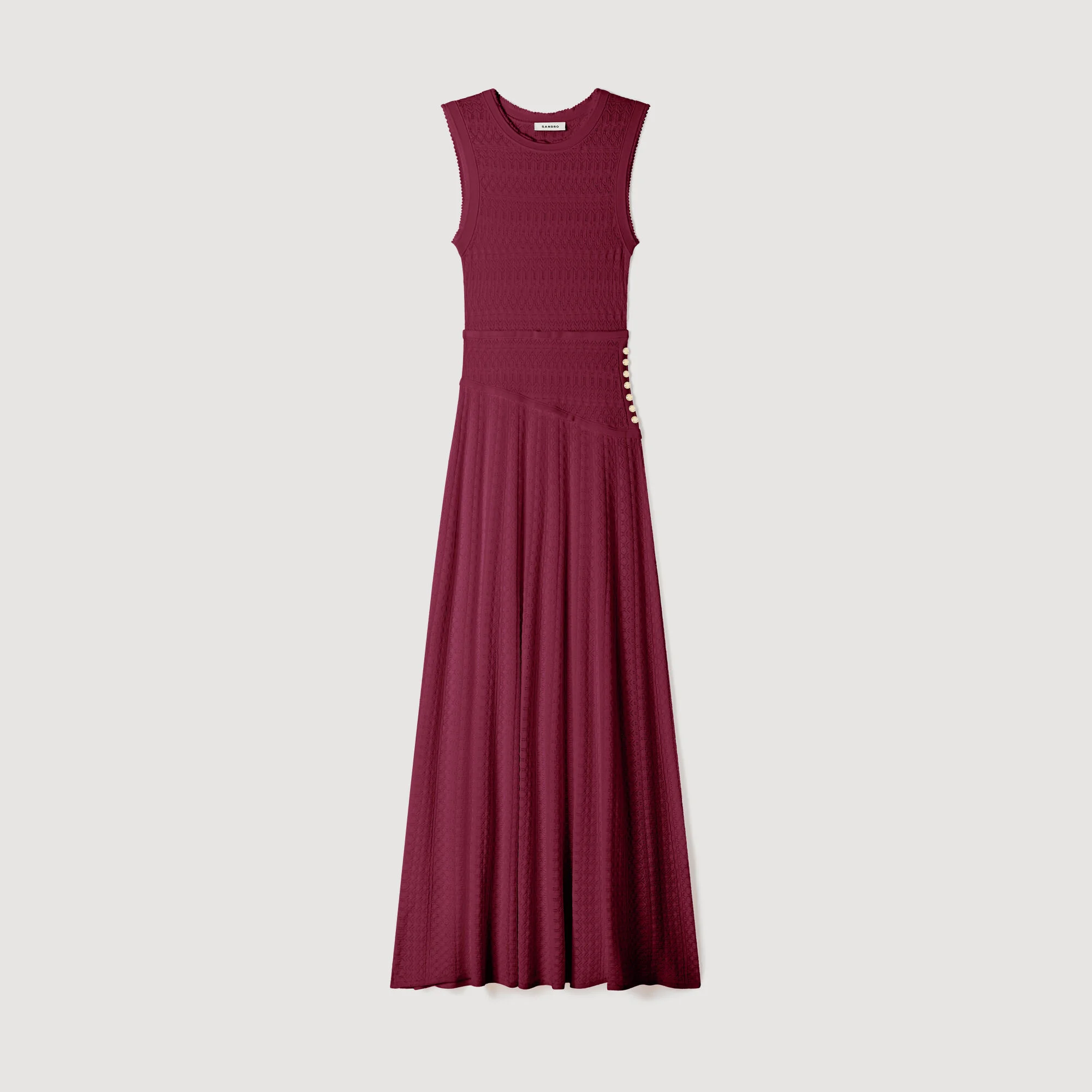 POINTELLE KNIT MAXI DRESS - 1