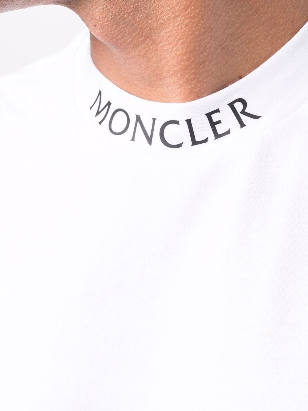 logo-collar crew-neck T-shirt - 5