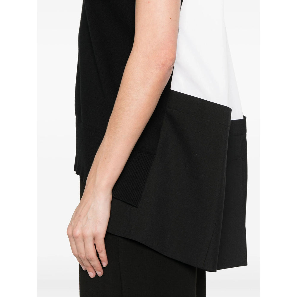 Sacai Black Tops - Vests & Tank Tops Women - 3